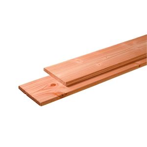 Plank Douglas geschaafd/fijnbezaagd 24,5x2,8 cm kleurloos geïmpegneerd