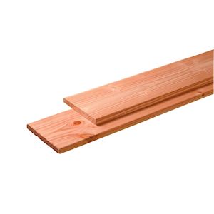 Plank Douglas fijnbezaagd 20x2,2 cm onbehandeld