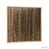 Bamboescherm van zwarte bamboe in douglas frame 186x186 cm