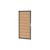 Composiet Deur Rabat houtmotief 90x183 cm